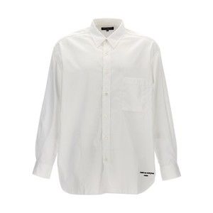 Comme Des Garçons Embroidered Logo Cotton Shirt With Classic Fit - NWT